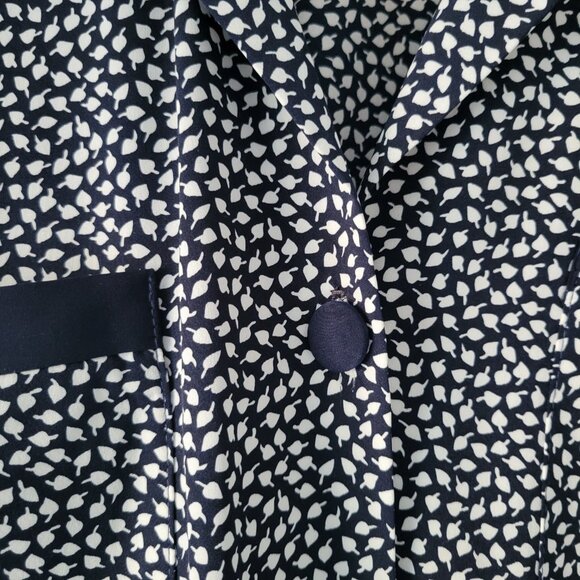 Vintage Brownstone Studio New York, 2pc Pajama Set, Sz 6, Black/White, Like New, - Picture 3 of 15